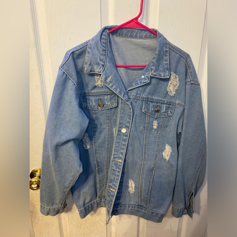 Light Blue SHEIN Jean Jacket